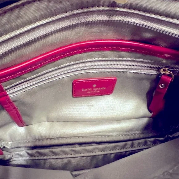 KATE SPADE New York Limited Edition Bag – Rare Silver Lining – Pink Black Cream - Picture 6 of 11